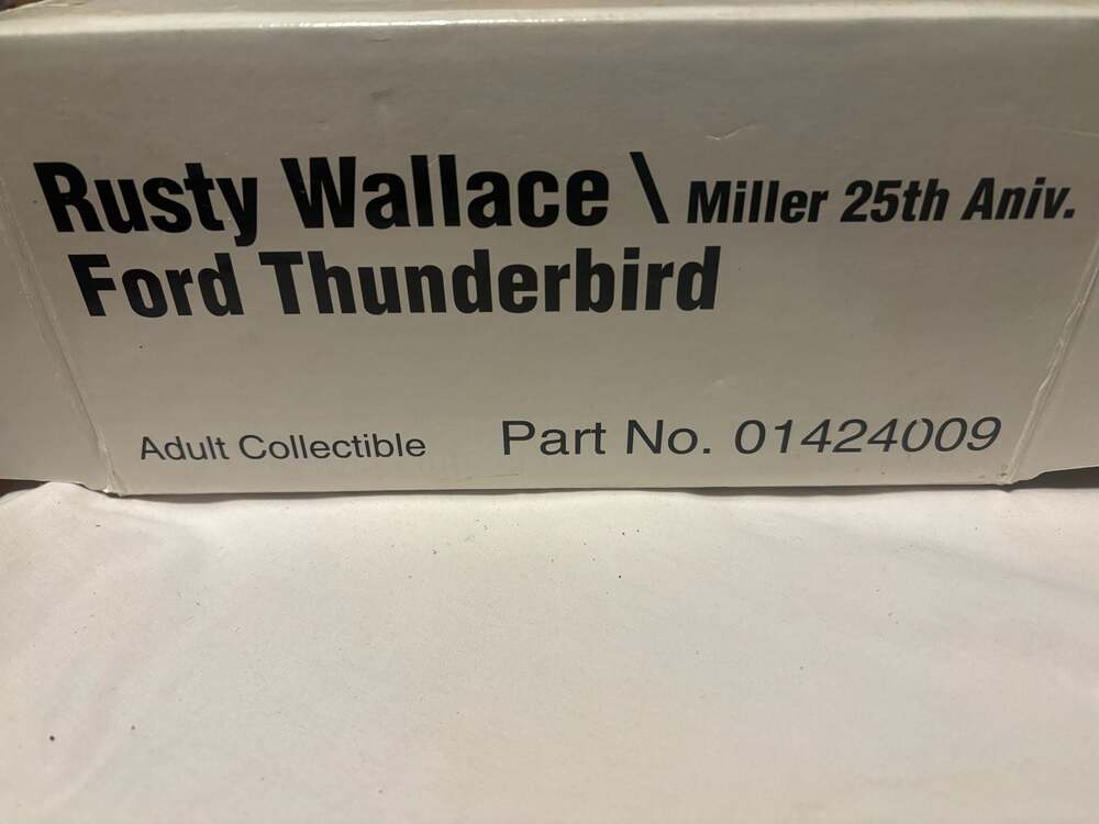 1996 Revell Rusty Wallace Miller 25th Anniversary Ford Thunderbird Diecast Car
